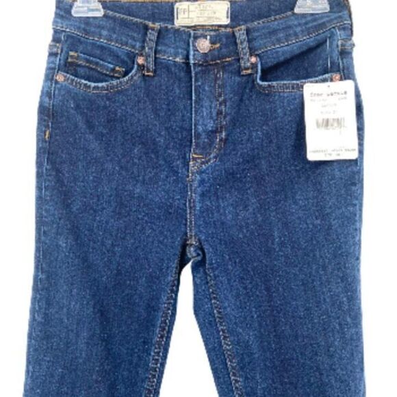Free People Busted Knee High Waist Skinny Jeans Size 26 NWT - Picture 3 of 11